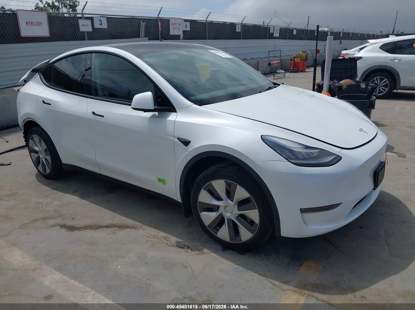 2023 Tesla Model y VIN 7SAYGDEE1PA078602 IAAI salvage auction — REAR END, Salvage (California), sold $11,825 on 2026-07-06 (photo 1)