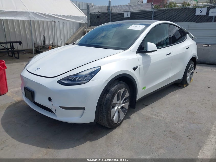2023 Tesla Model y VIN 7SAYGDEE1PA078602 IAAI salvage auction — REAR END, Salvage (California), sold $11,825 on 2026-07-06 (photo 2)