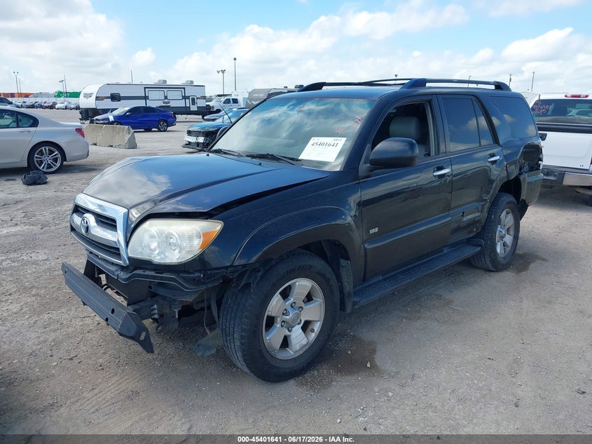 2008 Toyota 4runner VIN JTEZU14R38K006669 IAAI salvage auction — FRONT & REAR, Salvage (Texas), sold $2,800 on 2026-07-22 (photo 2)