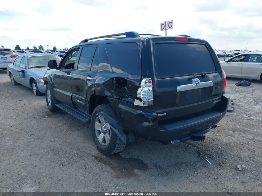 2008 Toyota 4runner VIN JTEZU14R38K006669 IAAI salvage auction — FRONT & REAR, Salvage (Texas), sold $2,800 on 2026-07-22 (photo 3)