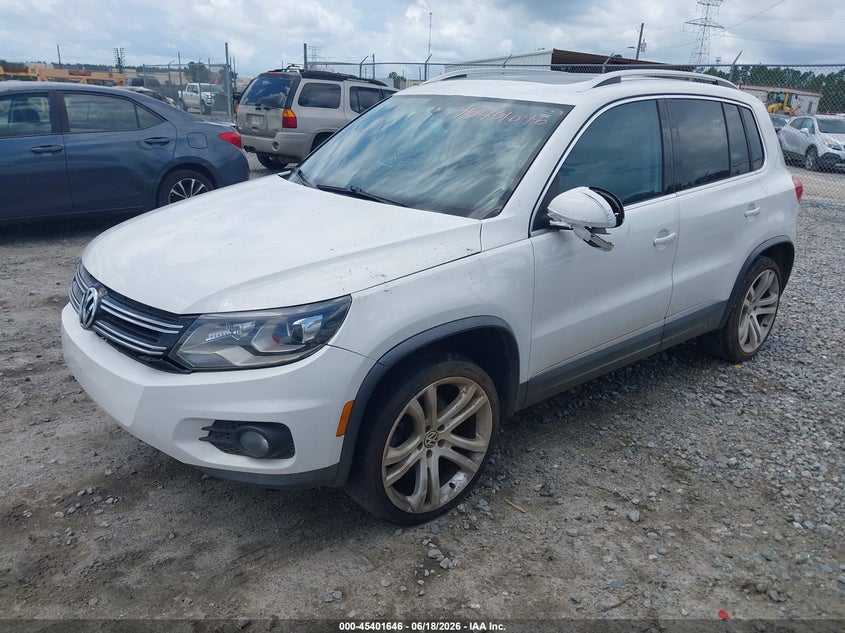 2012 Volkswagen Tiguan VIN WVGAV7AX2CW557810 IAAI salvage auction — REPOSSESSION, Nrc Lienholder Repossession Paperwork (Georgia), sold $850 on 2026-07-17 (photo 2)