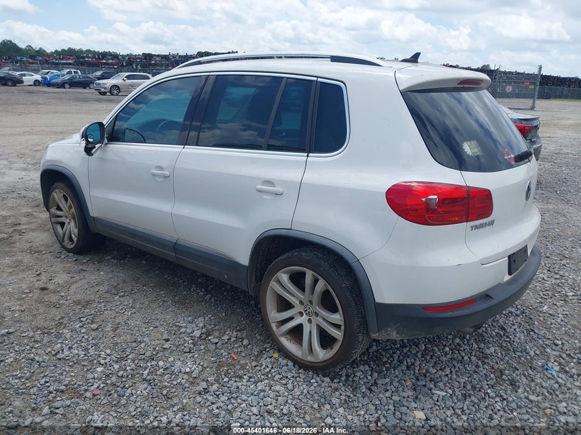 2012 Volkswagen Tiguan VIN WVGAV7AX2CW557810 IAAI salvage auction — REPOSSESSION, Nrc Lienholder Repossession Paperwork (Georgia), sold $850 on 2026-07-17 (photo 3)