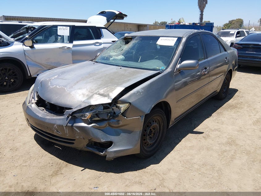 2002 Toyota Camry VIN JTDBE32KX20099570 IAAI salvage auction — FRONT END, Salvage (California), sold $100 on 2026-07-22 (photo 2)