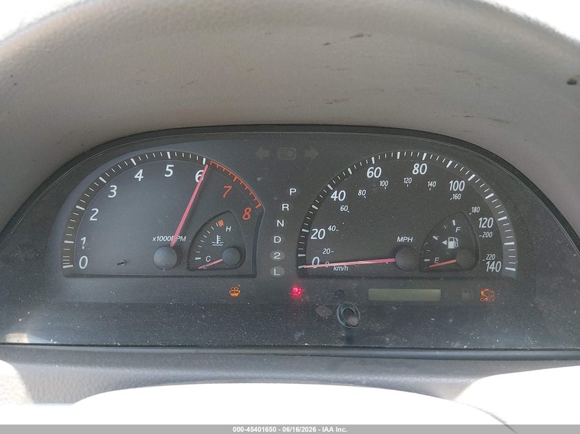 2002 Toyota Camry VIN JTDBE32KX20099570 IAAI salvage auction — FRONT END, Salvage (California), sold $100 on 2026-07-22 (photo 7)