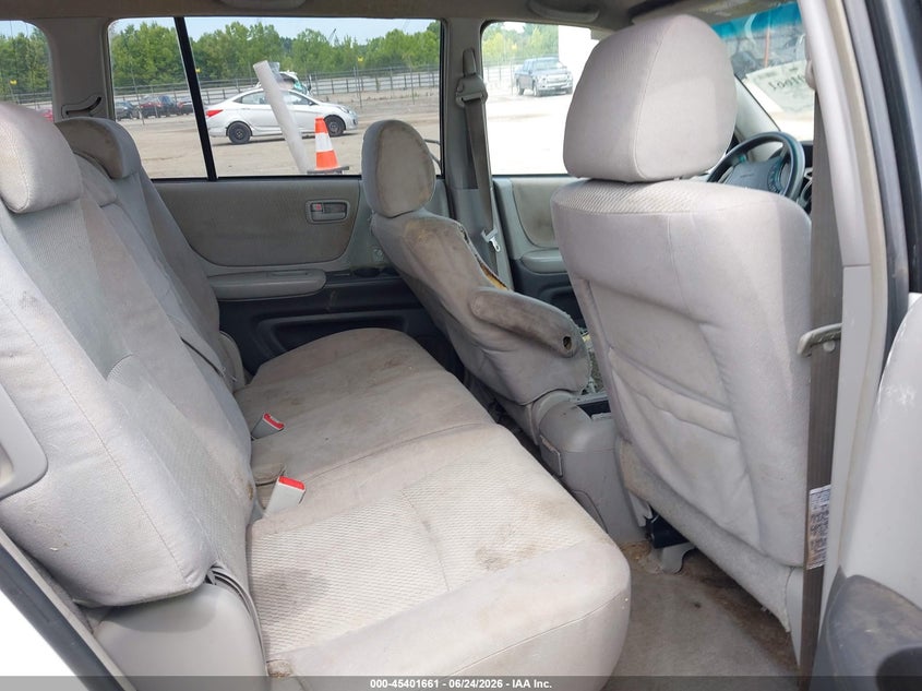 2005 Toyota Highlander VIN JTEEP21A850089324 IAAI salvage auction — FRONT END, Clear (Tennessee), sold $500 on 2026-07-23 (photo 8)
