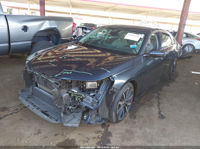 2023 Honda Accord VIN 1HGCY2F80PA067668 IAAI salvage auction — FRONT & REAR, Salvage (Arizona), sold $7,000 on 2026-07-28 (photo 2)