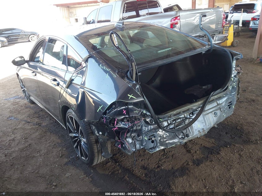 2023 Honda Accord VIN 1HGCY2F80PA067668 IAAI salvage auction — FRONT & REAR, Salvage (Arizona), sold $7,000 on 2026-07-28 (photo 3)