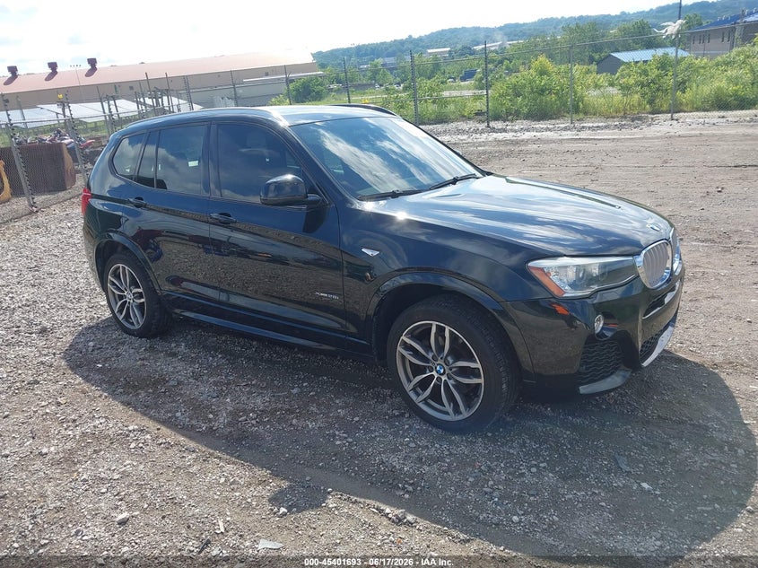 2016 BMW X3 VIN 5UXWX9C57G0D74800 IAAI salvage auction — LEFT SIDE, Salvage (Pennsylvania), sold $4,025 on 2026-07-14 (photo 1)