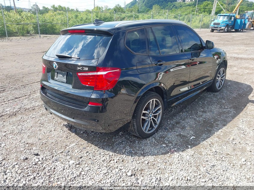 2016 BMW X3 VIN 5UXWX9C57G0D74800 IAAI salvage auction — LEFT SIDE, Salvage (Pennsylvania), sold $4,025 on 2026-07-14 (photo 4)
