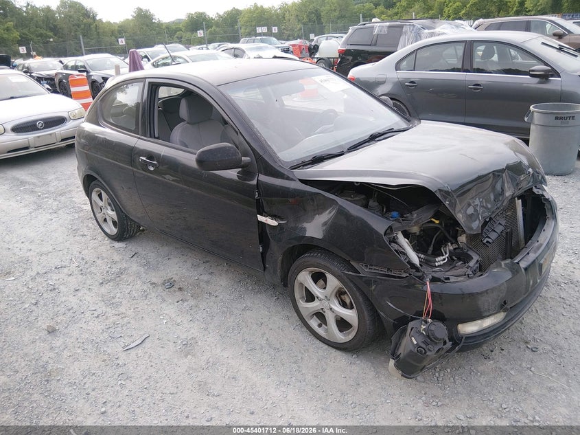2011 Hyundai Accent VIN KMHCN3AC9BU196567 IAAI salvage auction — FRONT END, Clear (Virginia), sold $350 on 2026-07-07 (photo 1)