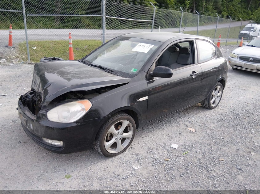 2011 Hyundai Accent VIN KMHCN3AC9BU196567 IAAI salvage auction — FRONT END, Clear (Virginia), sold $350 on 2026-07-07 (photo 2)