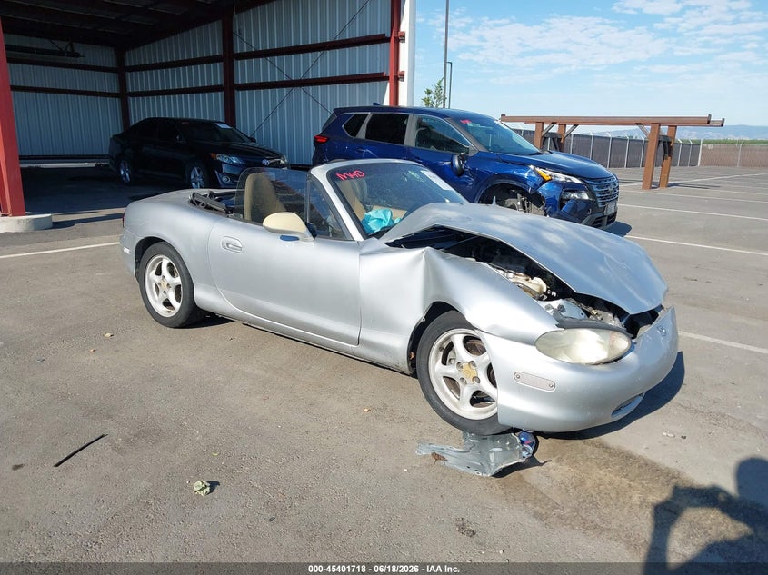 1999 Mazda Mx-5 VIN JM1NB3533X0131650 IAAI salvage auction — FRONT END, Salvage (California), sold $475 on 2026-07-14 (photo 1)