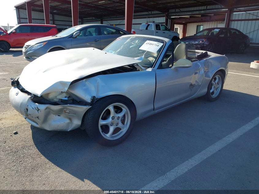1999 Mazda Mx-5 VIN JM1NB3533X0131650 IAAI salvage auction — FRONT END, Salvage (California), sold $475 on 2026-07-14 (photo 2)