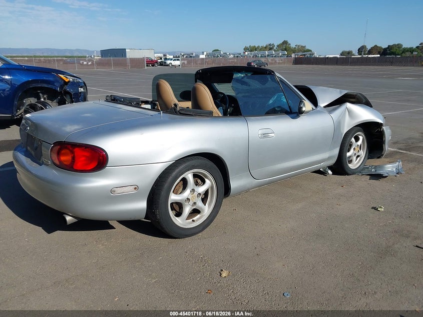 1999 Mazda Mx-5 VIN JM1NB3533X0131650 IAAI salvage auction — FRONT END, Salvage (California), sold $475 on 2026-07-14 (photo 4)
