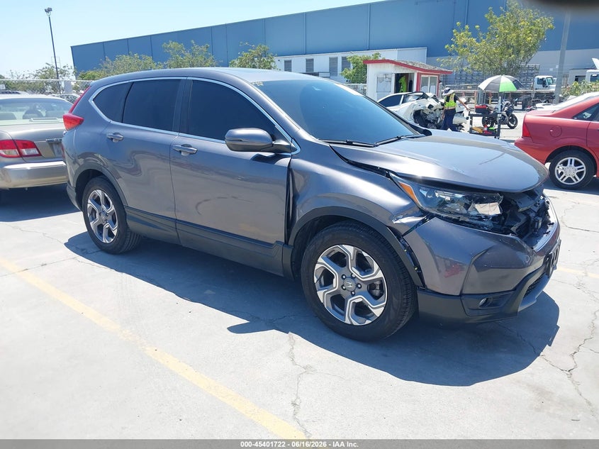 2019 Honda Cr-v VIN 7FARW1H55KE031376 IAAI salvage auction — LEFT & RIGHT, Salvage (California), sold $7,400 on 2026-07-06 (photo 1)