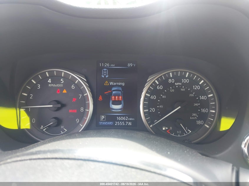 2023 Infiniti Q50 VIN JN1EV7BR9PM540612 IAAI salvage auction — RIGHT FRONT, Salvage Title, sold $6,500 on 2026-07-17 (photo 7)