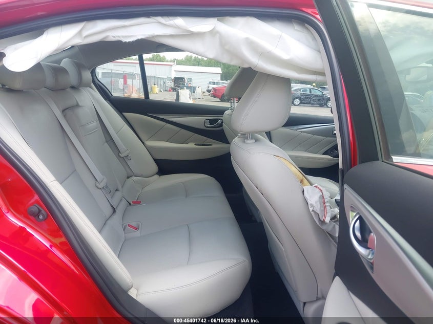 2023 Infiniti Q50 VIN JN1EV7BR9PM540612 IAAI salvage auction — RIGHT FRONT, Salvage Title, sold $6,500 on 2026-07-17 (photo 8)