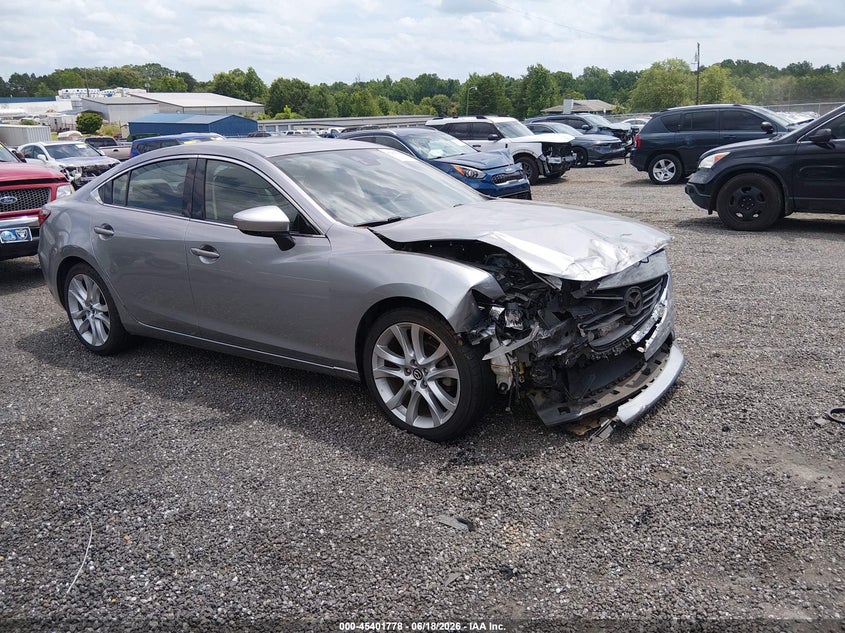 2015 Mazda 6 VIN JM1GJ1T53F1208370 IAAI salvage auction — FRONT & REAR, Salvage (South Carolina), sold $575 on 2026-07-21 (photo 1)