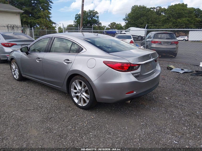 2015 Mazda 6 VIN JM1GJ1T53F1208370 IAAI salvage auction — FRONT & REAR, Salvage (South Carolina), sold $575 on 2026-07-21 (photo 3)