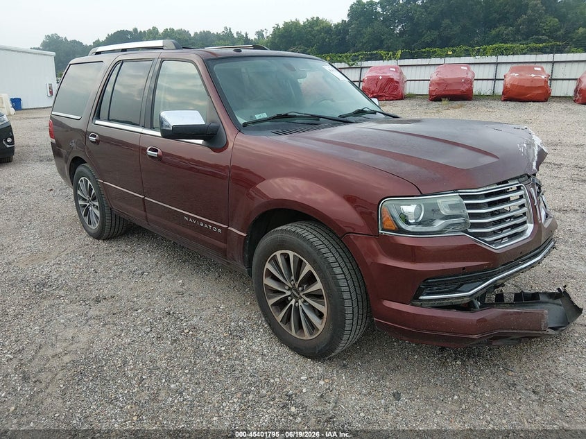 2015 Lincoln Navigator VIN 5LMJJ2HT3FEJ14087 IAAI salvage auction — FRONT END, Salvage Title, sold $675 on 2026-07-19 (photo 1)