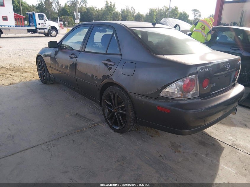 2001 Lexus Is 300 VIN JTHBD182210004107 IAAI salvage auction — NORMAL WEAR, Clear (Florida), sold $475 on 2026-07-07 (photo 3)
