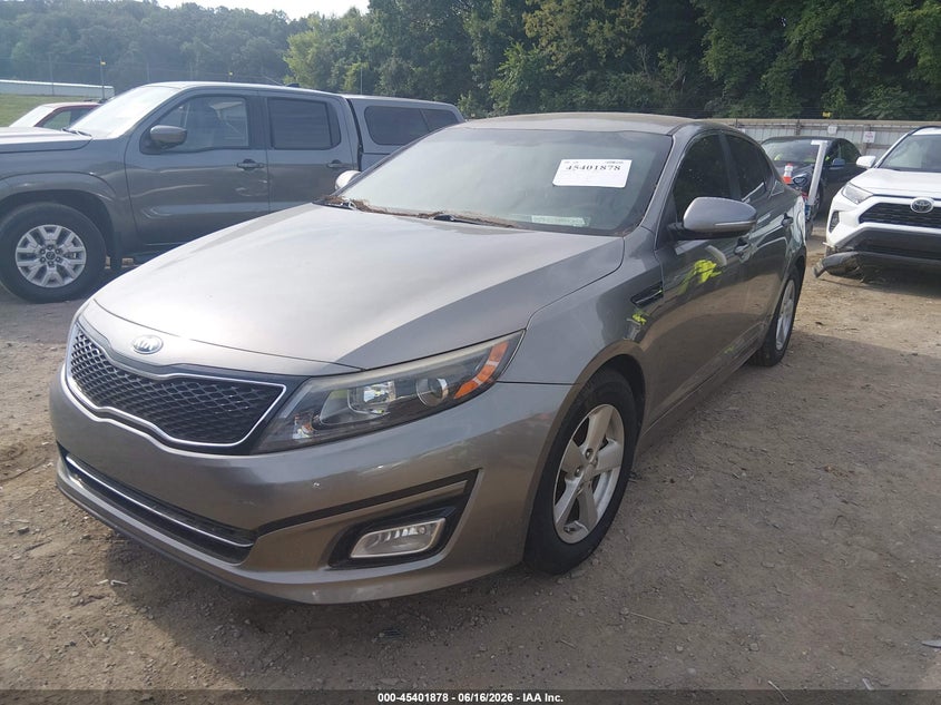 2015 Kia Optima VIN 5XXGM4A72FG512727 IAAI salvage auction — NORMAL WEAR, Clear (Tennessee), sold $625 on 2026-07-15 (photo 6)
