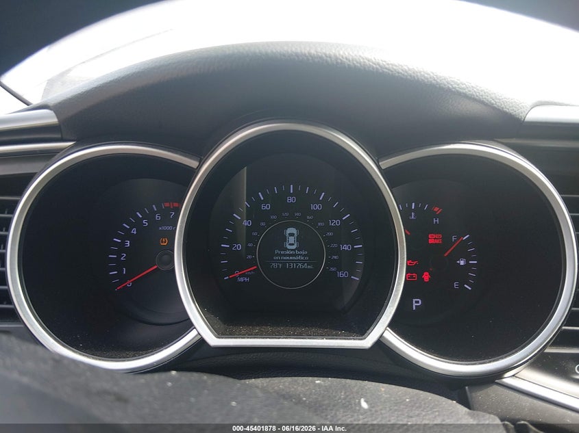 2015 Kia Optima VIN 5XXGM4A72FG512727 IAAI salvage auction — NORMAL WEAR, Clear (Tennessee), sold $625 on 2026-07-15 (photo 7)