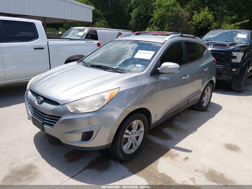 2012 Hyundai Tucson VIN KM8JU3AC5CU374762 IAAI salvage auction — REPOSSESSION, Nrc Lienholder Repossession Paperwork (Texas), sold $1,050 on 2026-07-13 (photo 2)