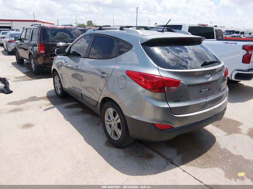2012 Hyundai Tucson VIN KM8JU3AC5CU374762 IAAI salvage auction — REPOSSESSION, Nrc Lienholder Repossession Paperwork (Texas), sold $1,050 on 2026-07-13 (photo 3)