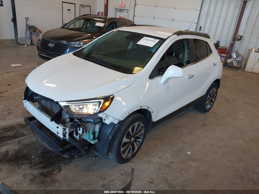 2021 Buick Encore VIN KL4CJESB5MB335166 IAAI salvage auction — FRONT & REAR, Salvage Title, sold $2,450 on 2026-07-28 (photo 2)