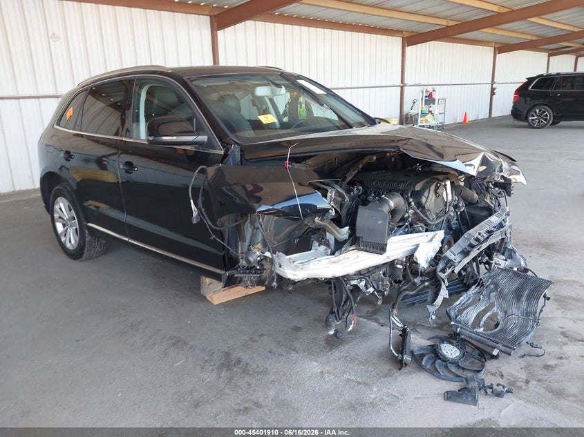 2013 Audi Q5 VIN WA1LFAFP6DA050028 IAAI salvage auction — FRONT END, Non-Repairable (California), sold $125 on 2026-07-30 (photo 1)