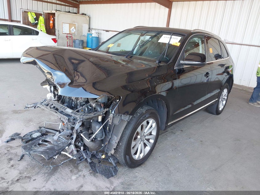 2013 Audi Q5 VIN WA1LFAFP6DA050028 IAAI salvage auction — FRONT END, Non-Repairable (California), sold $125 on 2026-07-30 (photo 2)