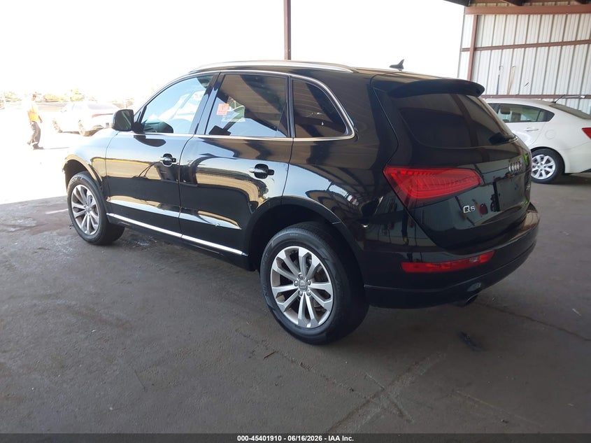 2013 Audi Q5 VIN WA1LFAFP6DA050028 IAAI salvage auction — FRONT END, Non-Repairable (California), sold $125 on 2026-07-30 (photo 3)