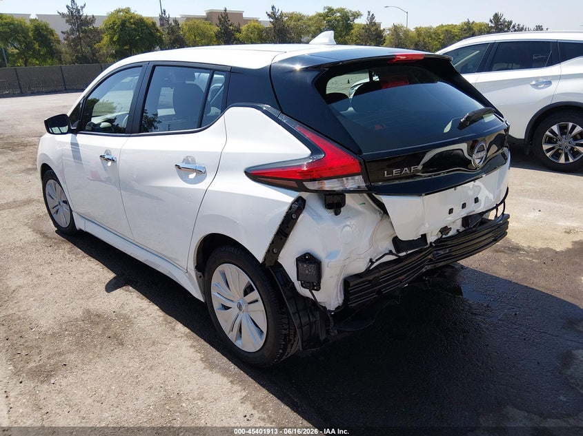 2023 Nissan Leaf VIN 1N4AZ1BV9PC555584 IAAI salvage auction — REAR END, Salvage (California), sold $4,850 on 2026-07-05 (photo 3)