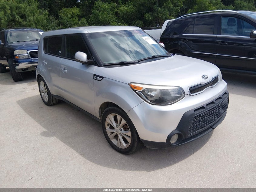 2016 Kia Soul VIN KNDJP3A57G7864752 IAAI salvage auction — REAR END, Nrc Lienholder Repossession Paperwork (Texas), sold $1,250 on 2026-07-13 (photo 1)