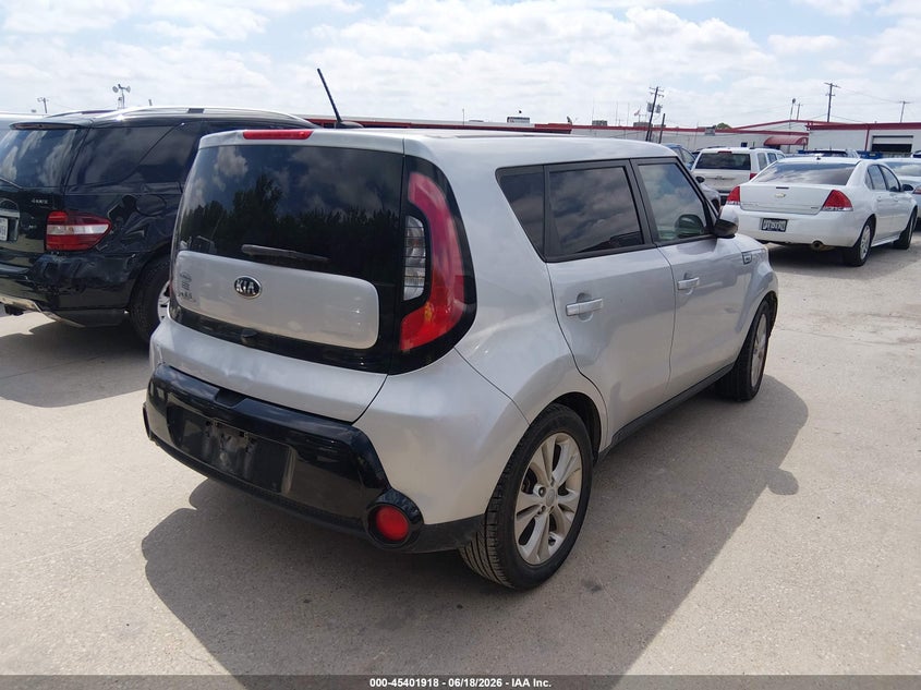 2016 Kia Soul VIN KNDJP3A57G7864752 IAAI salvage auction — REAR END, Nrc Lienholder Repossession Paperwork (Texas), sold $1,250 on 2026-07-13 (photo 4)