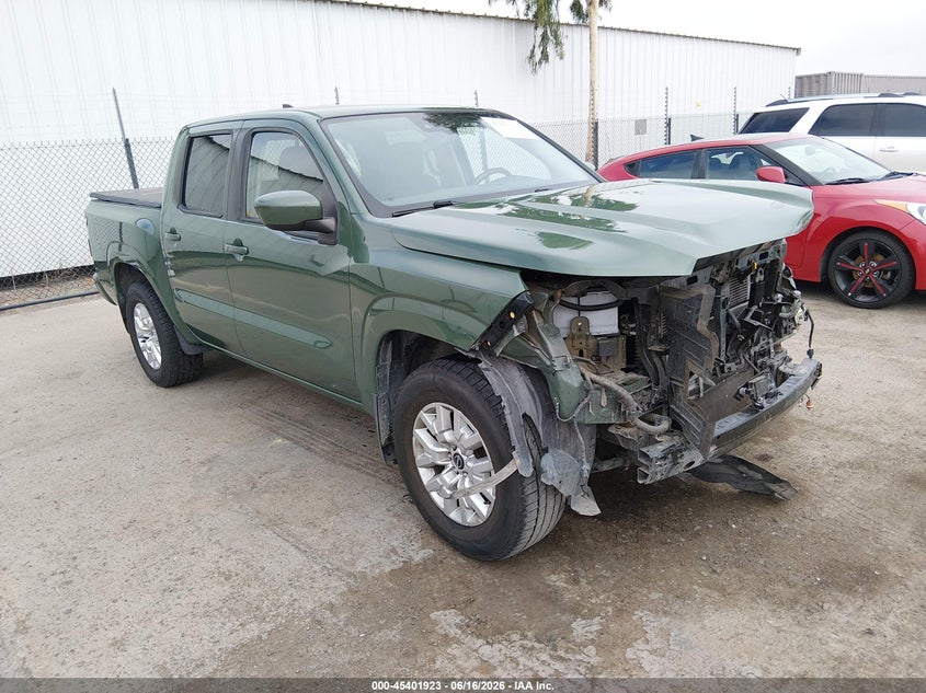 2022 Nissan Navara (frontier) VIN 1N6ED1EJ2NN691718 — IAAI salvage auction photo