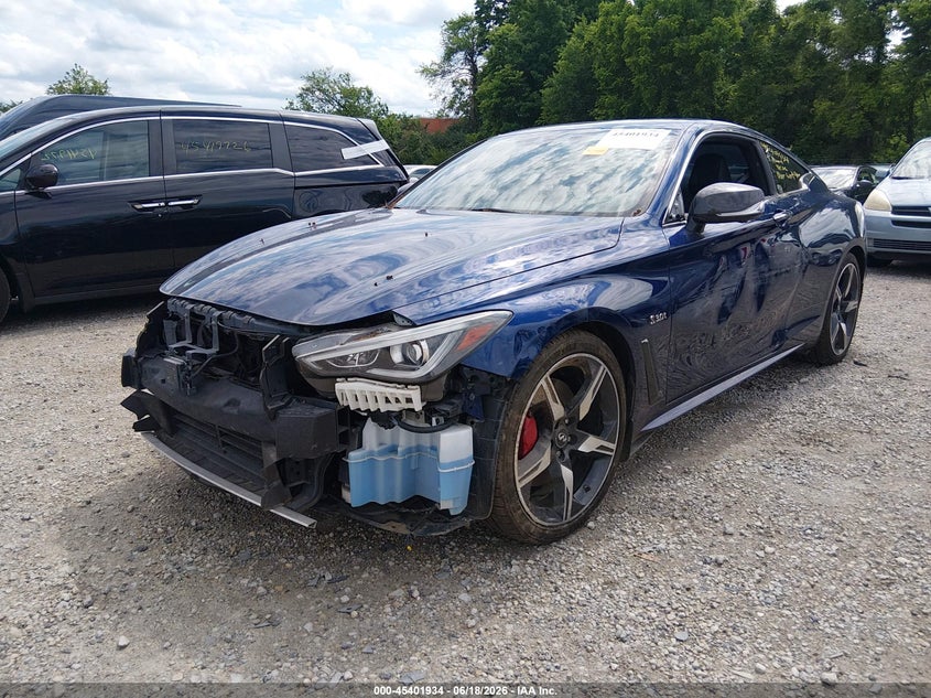 2019 Infiniti Q60 VIN JN1FV7EL3KM440669 IAAI salvage auction — REPOSSESSION, Salvage Title, sold $2,050 on 2026-07-21 (photo 2)