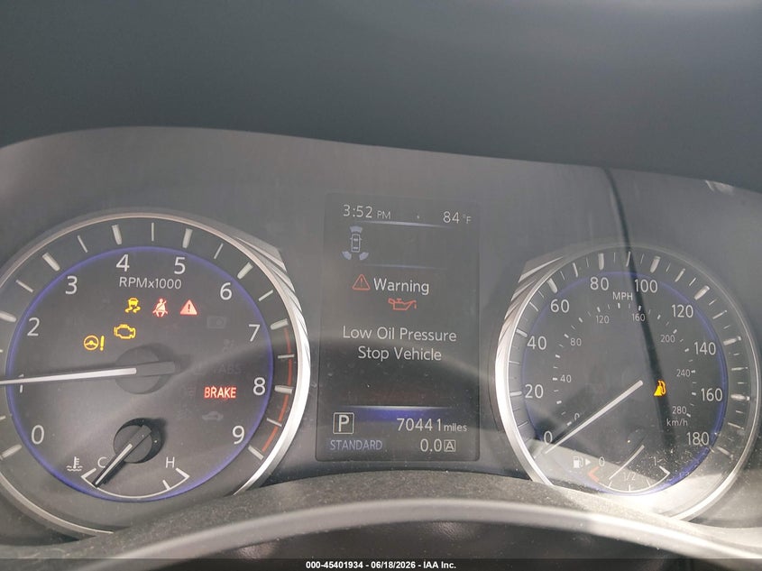 2019 Infiniti Q60 VIN JN1FV7EL3KM440669 IAAI salvage auction — REPOSSESSION, Salvage Title, sold $2,050 on 2026-07-21 (photo 7)