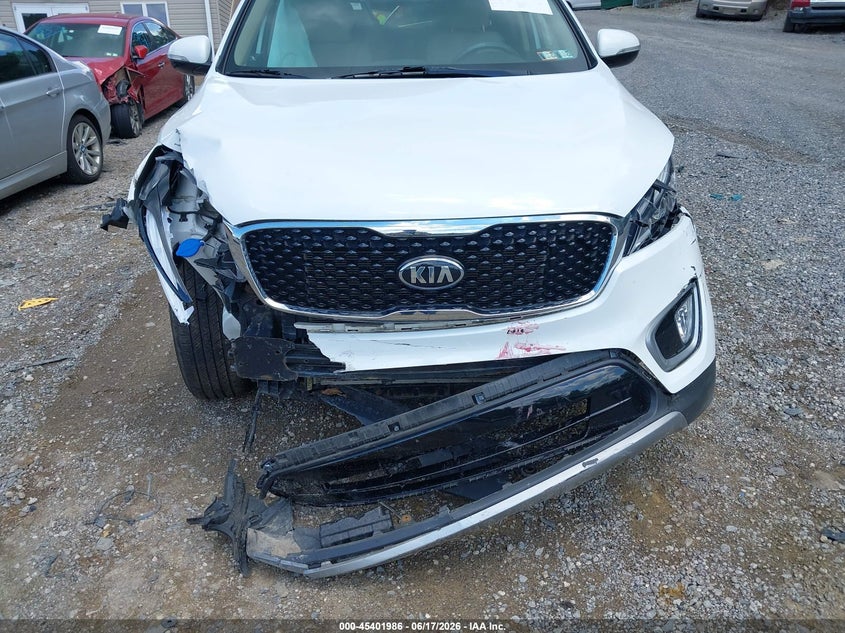 2018 Kia Sorento VIN 5XYPHDA56JG367618 IAAI salvage auction — FRONT END, Salvage (Pennsylvania), sold $1,600 on 2026-07-07 (photo 6)