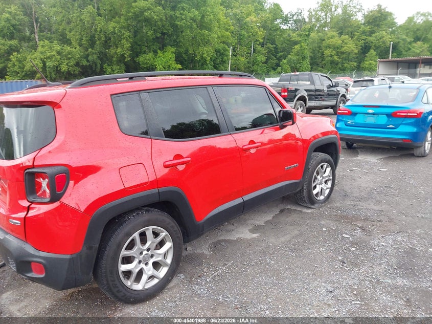 2016 Jeep Renegade VIN ZACCJBBT4GPC54392 IAAI salvage auction — REAR END, Clear (Virginia), sold $550 on 2026-07-21 (photo 4)