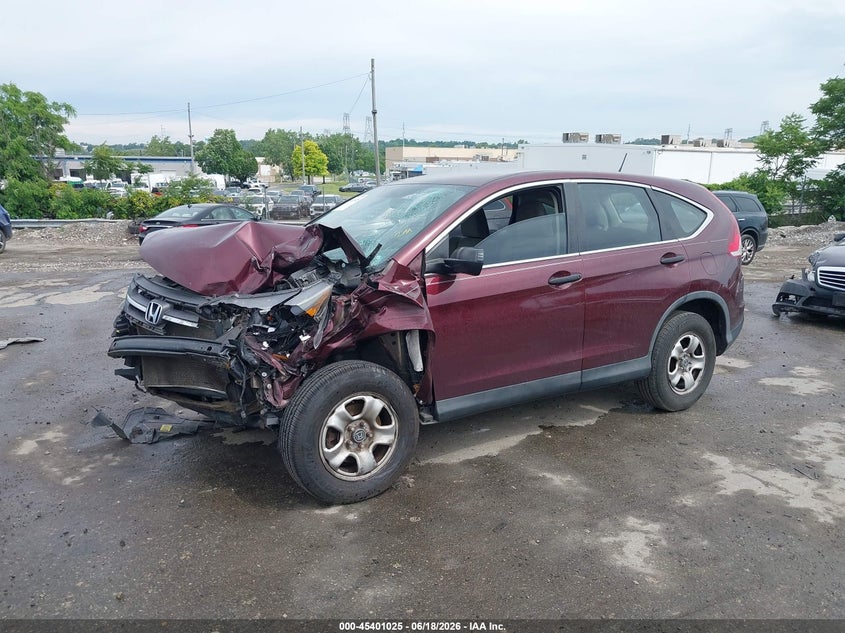 2014 Honda Cr-v VIN 5J6RM4H39EL100888 IAAI salvage auction — FRONT END, Salvage Title, sold $750 on 2026-07-17 (photo 2)