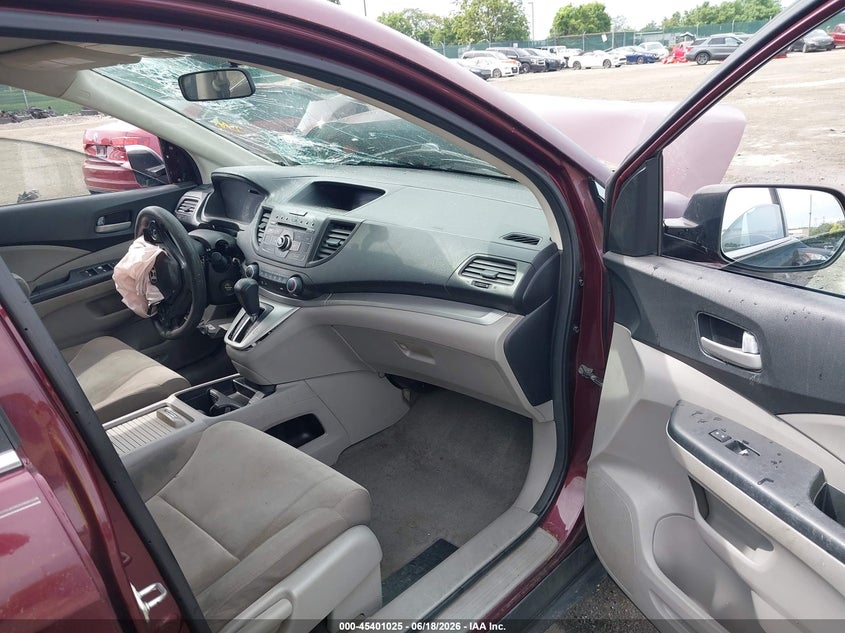 2014 Honda Cr-v VIN 5J6RM4H39EL100888 IAAI salvage auction — FRONT END, Salvage Title, sold $750 on 2026-07-17 (photo 5)