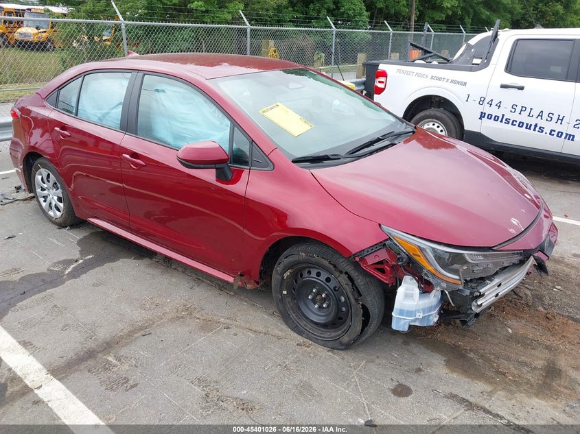 2025 Toyota Corolla VIN 5YFB4MDE6SP269347 IAAI salvage auction — FRONT END, Salvage (North Carolina), sold $4,950 on 2026-07-30 (photo 1)