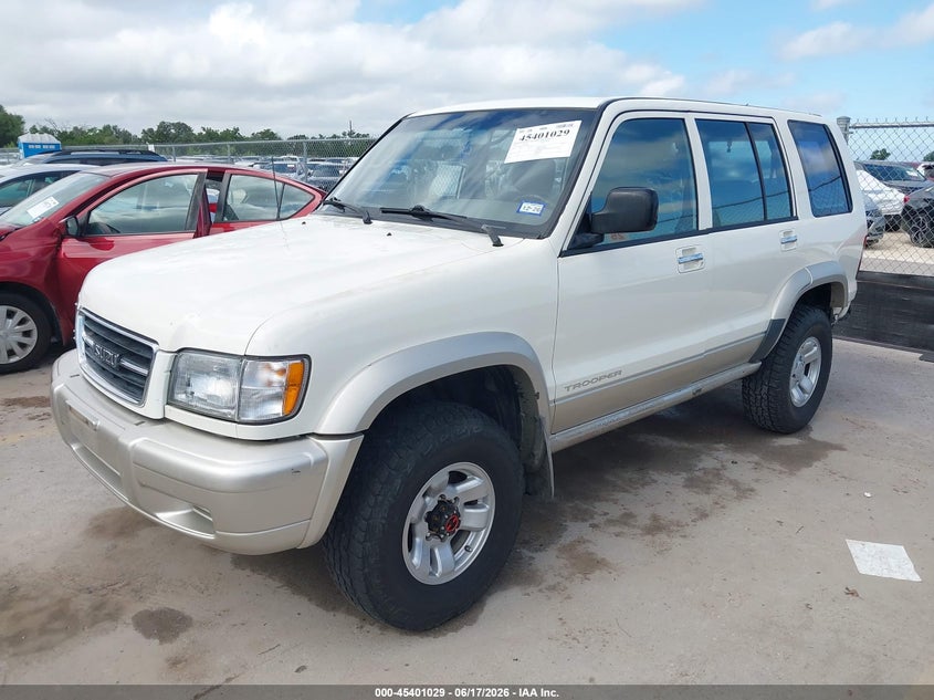 1999 Isuzu Trooper VIN JACDJ58XXX7926824 IAAI salvage auction — REAR END, Salvage (Texas), sold $325 on 2026-07-23 (photo 2)
