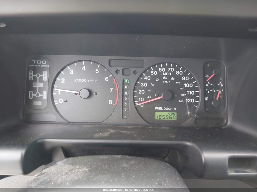 1999 Isuzu Trooper VIN JACDJ58XXX7926824 IAAI salvage auction — REAR END, Salvage (Texas), sold $325 on 2026-07-23 (photo 7)