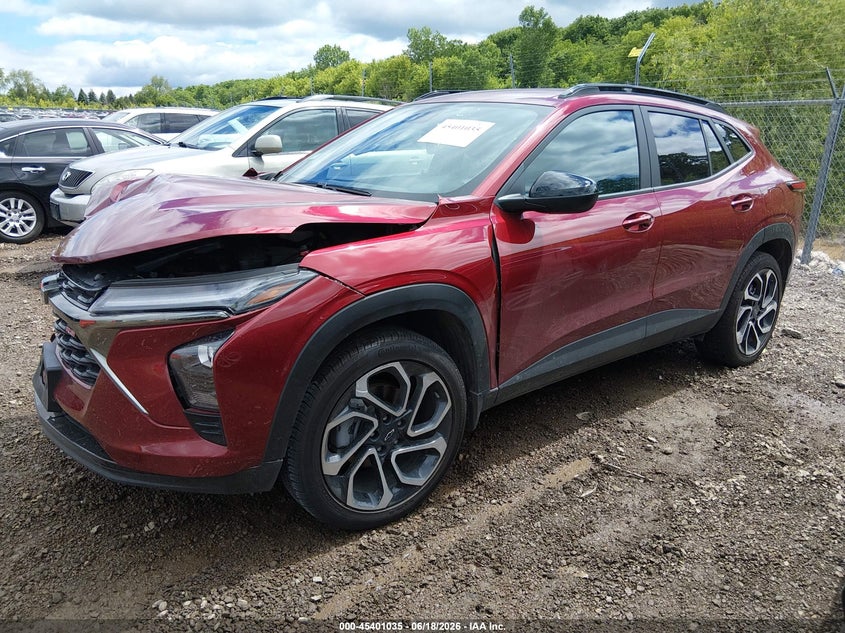 2025 Chevrolet Trax VIN KL77LJEP5SC152033 IAAI salvage auction — FRONT END, Salvage (Illinois), sold $4,650 on 2026-08-02 (photo 2)