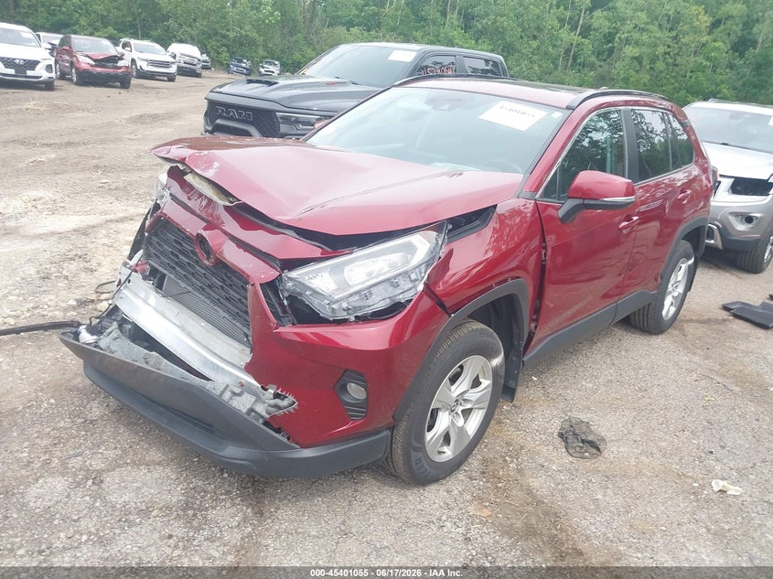 2021 Toyota VIN 2T3P1RFV1MW155046 IAAI salvage auction — FRONT END, Salvage Title, sold $7,600 on 2026-07-17 (photo 2)