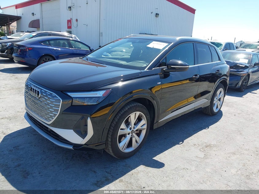 2023 Audi Q4 e-tron VIN WA1L2BFZXPP076149 IAAI salvage auction — ROOF, Salvage (California), sold $16,600 on 2026-08-17 (photo 2)