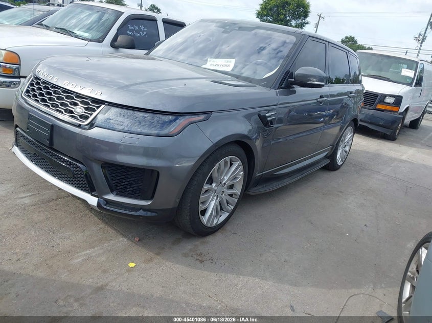 2019 Land rover Range rover sport VIN SALWR2RV6KA845693 IAAI salvage auction — REAR END, Salvage Title, sold $15,100 on 2026-08-22 (photo 2)
